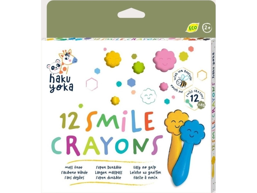 Begynderfarver 12 smilende ansigter Gode til små fingre