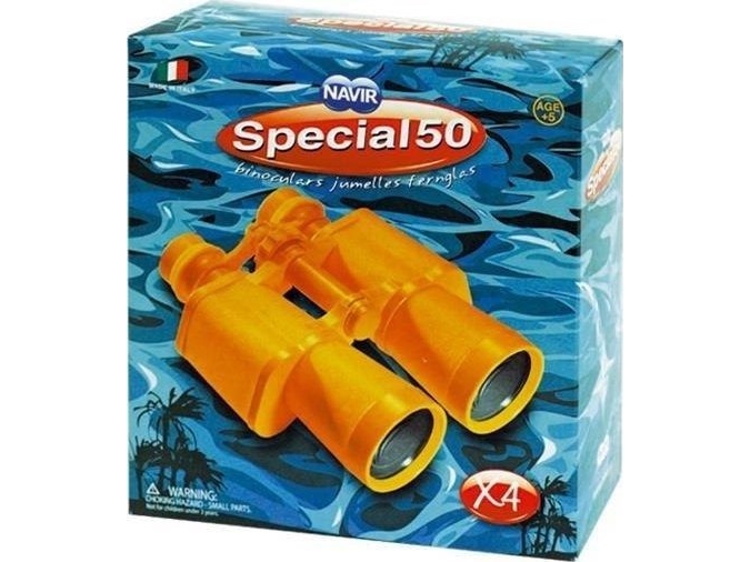 Binoculars yellow