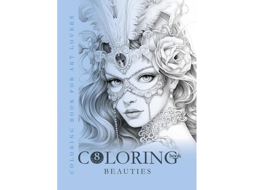 Kreativ malebog A4 maske FRESH