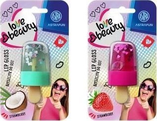 Lipgloss Eiscreme Erdbeer-Mix Astrafun