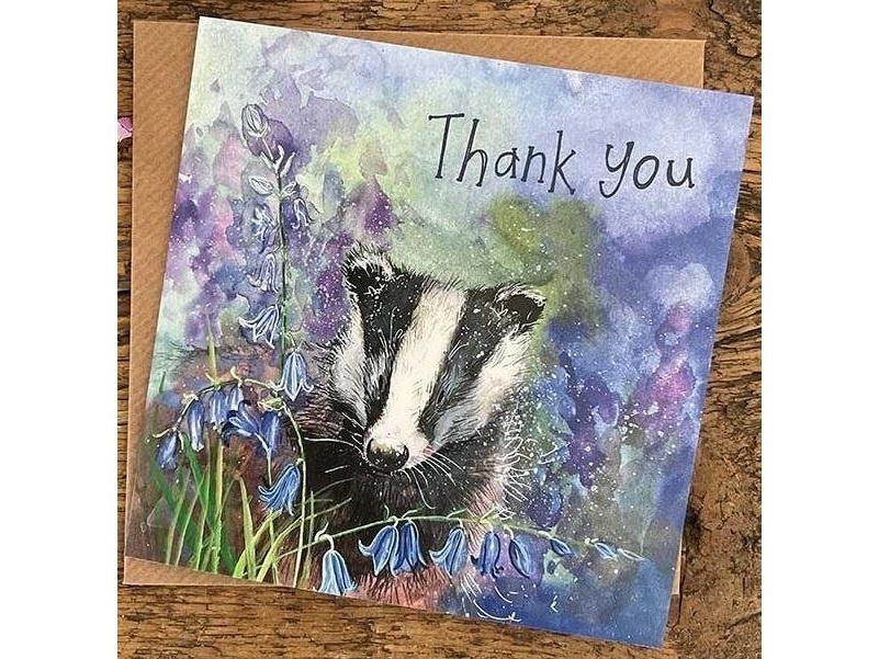 Ac835 Badger Thanks Card
