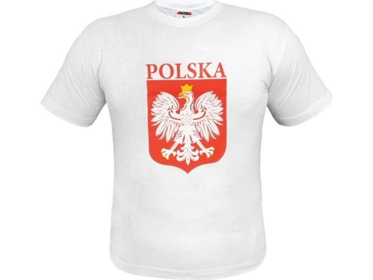 Trykt t-shirt hvid XL