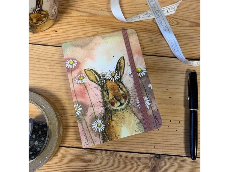 Notesbog Med Viskelæder Scn30 Kaninblomster Påske |
