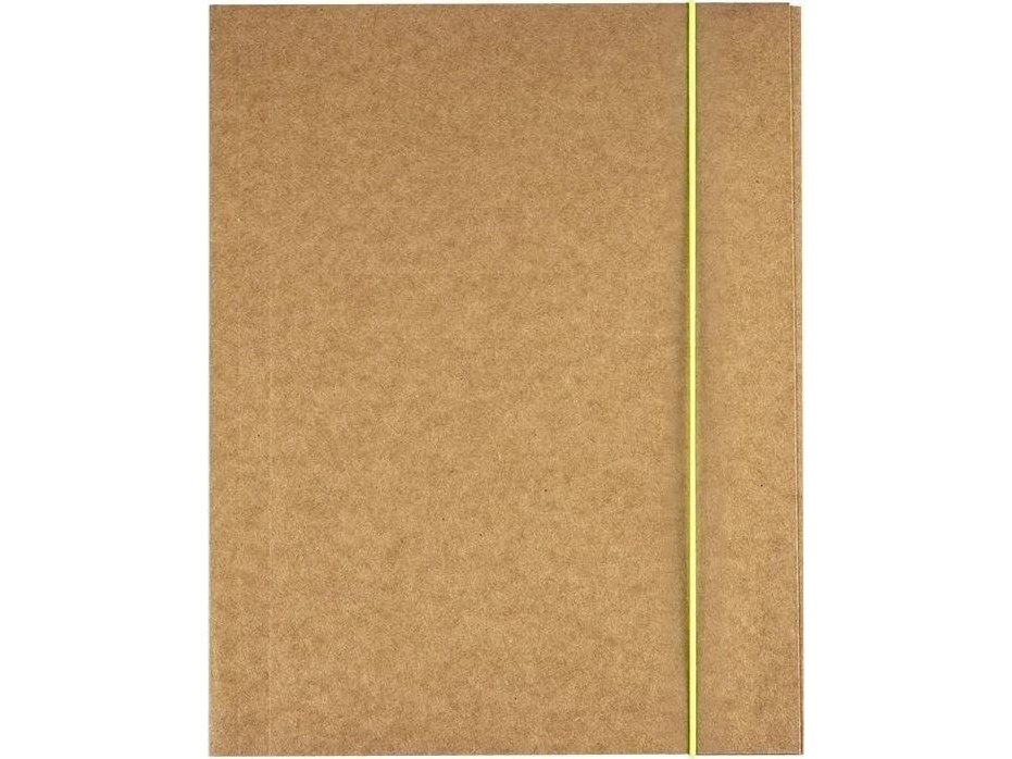 Grand mappe med elastik A4 Kraftliner, 1 stk GRAND