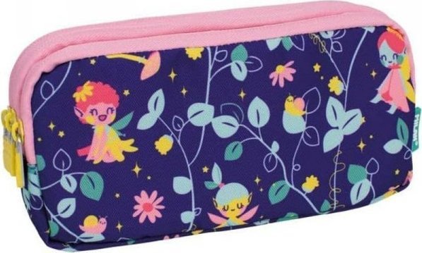 Fairy Tale 3 Compartment Pencil Case Purple Milan