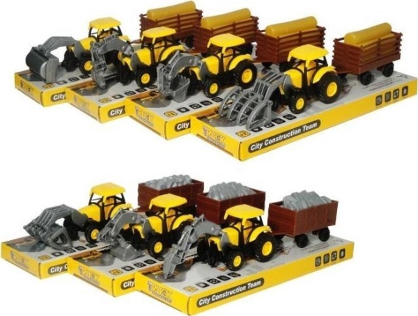 Traktor med anhængerblanding