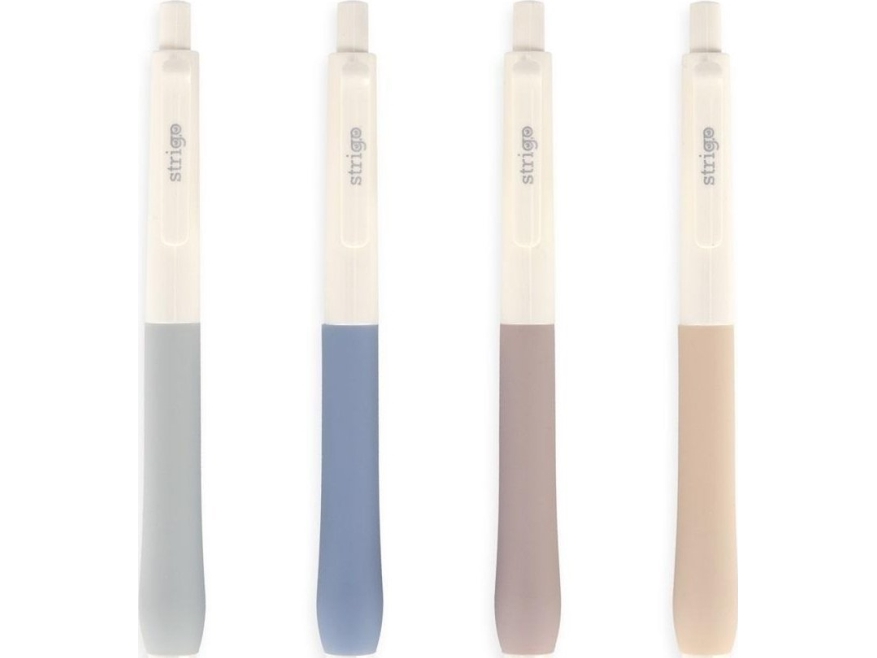 Silence Click blå gelpenna (24 st) STRIGO | Skrivredskap - Kulspetspennor & Reservoarpennor - Kulspetspennor utan tryckknapp | GameStuff