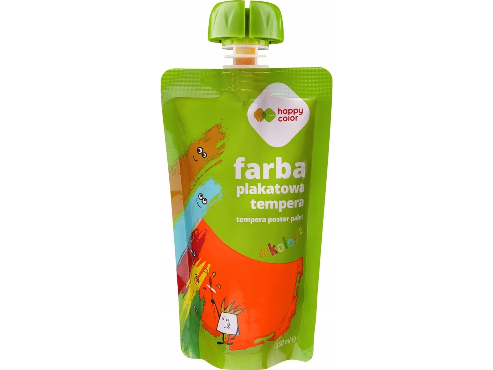 Happy Color neon plakat-/tempera maling orange 100 ml HA 3310 0100-04