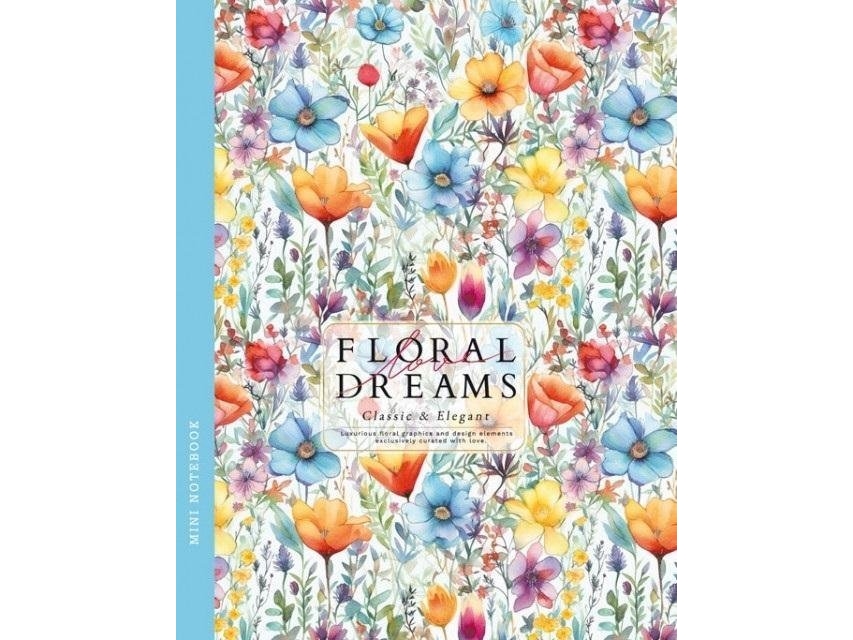 Notebook 128X165/64K Zeile Fresh Blumen