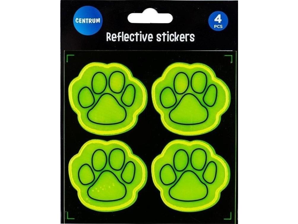 Sæt med reflekterende klistermærker Paw 4 stk
