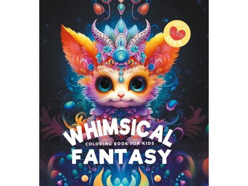 Coloring Book 160x160 Whimsical fantasy Creatures