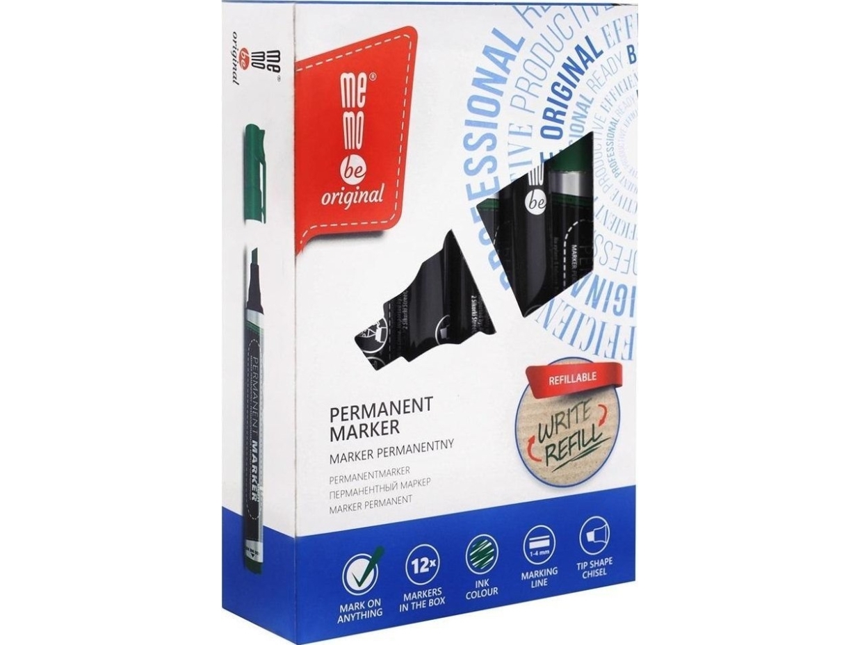 Memobe Permanent Marker Green (12 Stk.)