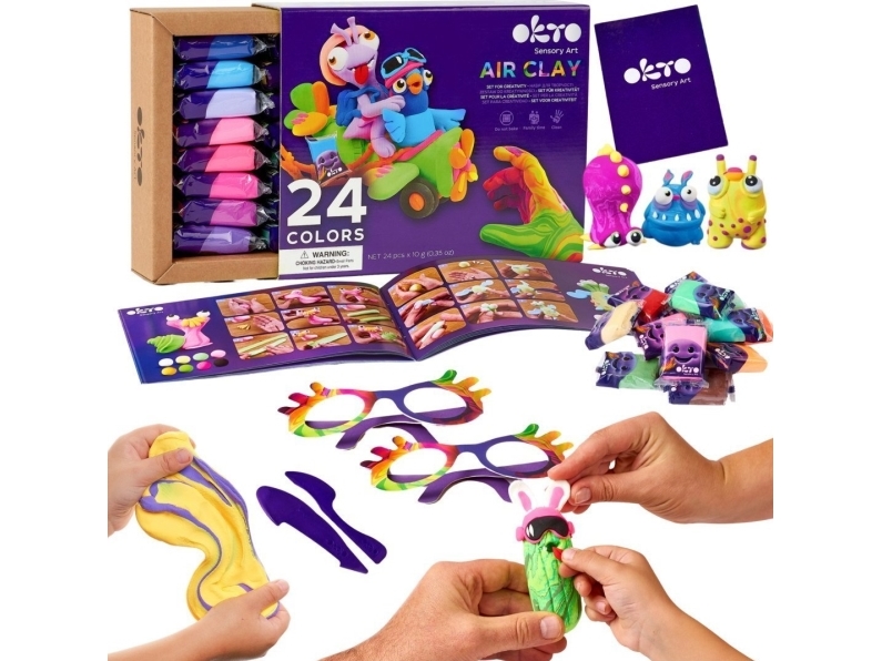 ProNice set med lätt modellera 24 färger 70150 | Leksaker - Kreativitet - Spela degen | GameStuff