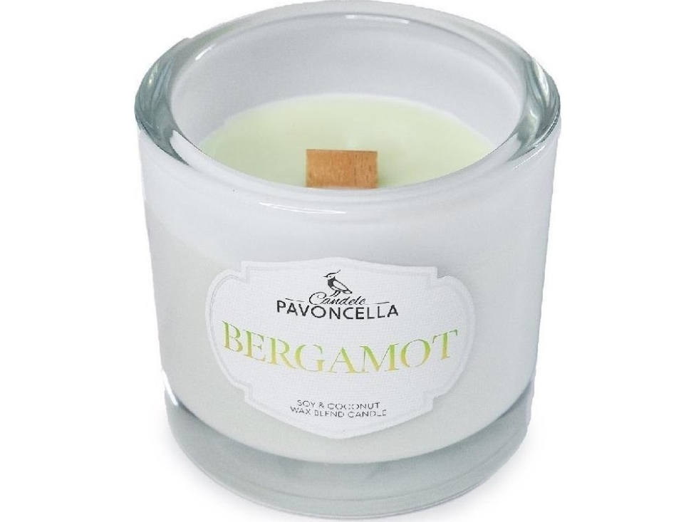Bergamot Sojalys Hvid 170G