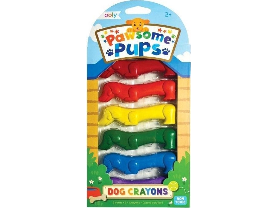 Pawsome Pups farveblyanter 6 stk