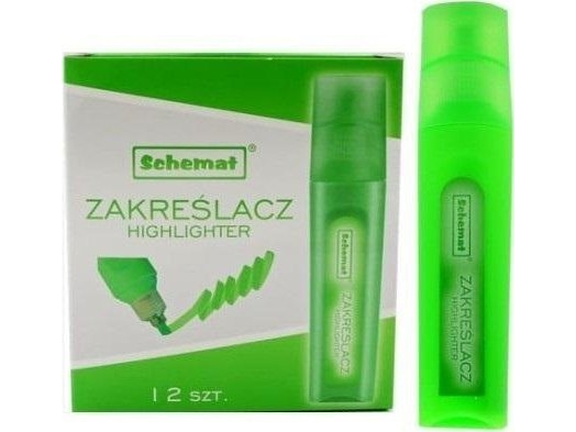 Grøn Highlighter (12 Stk.)