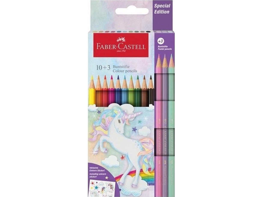 Faber-Castell Farveblyanter - 13 stk. - Unicorn Pastel