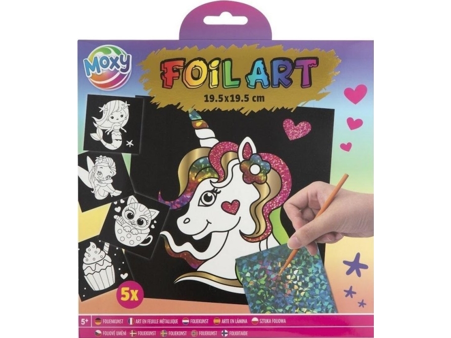 Einhorn Präge-Set (5 Blatt)