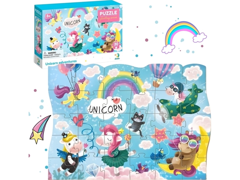 Dodo Jigsaw Puzzles 30-Teiliges Buntes Puzzle Für Kleinkinder