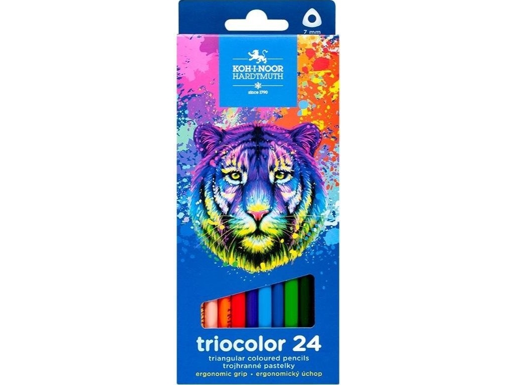 Triocolor Tiger Crayons 24 Farver