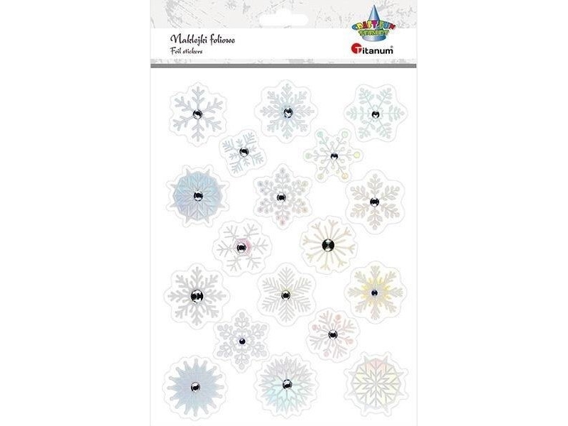 Papier-Glitzer-Sticker Weihnachts-Mix