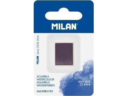 Akvarelmaling i bar marineblå MILAN