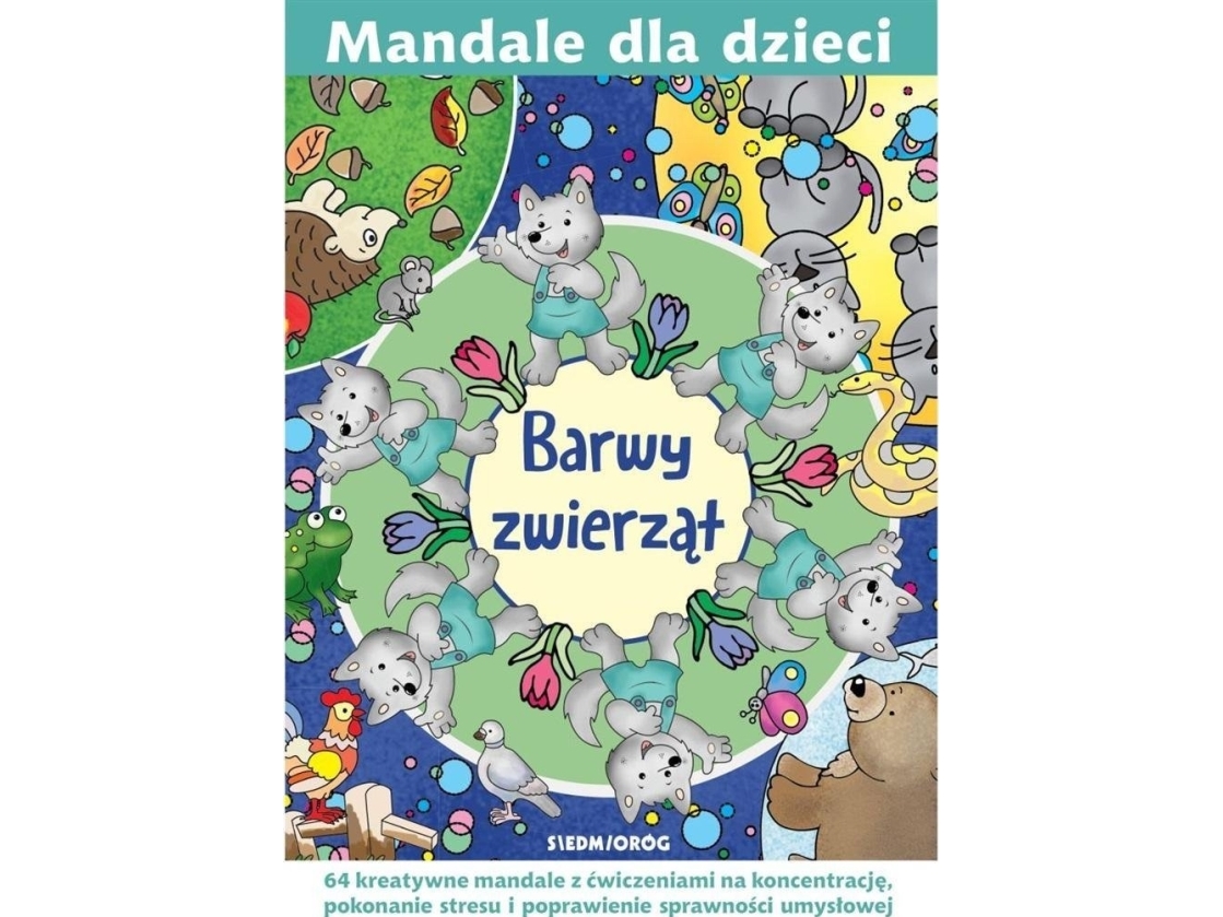 Mandalaer For Børn: Dyrenes Farver |