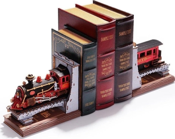 Sammenklappelig Modelbogkrog I Træ Centennial Train