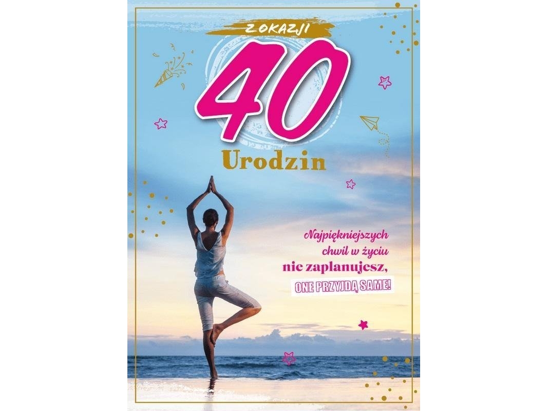 40-Års Fødselsdagskort