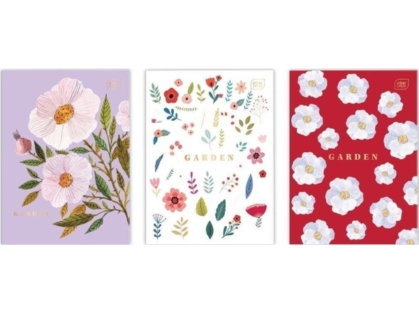 Notebook A4/60k Line Hs Garden 5pcs