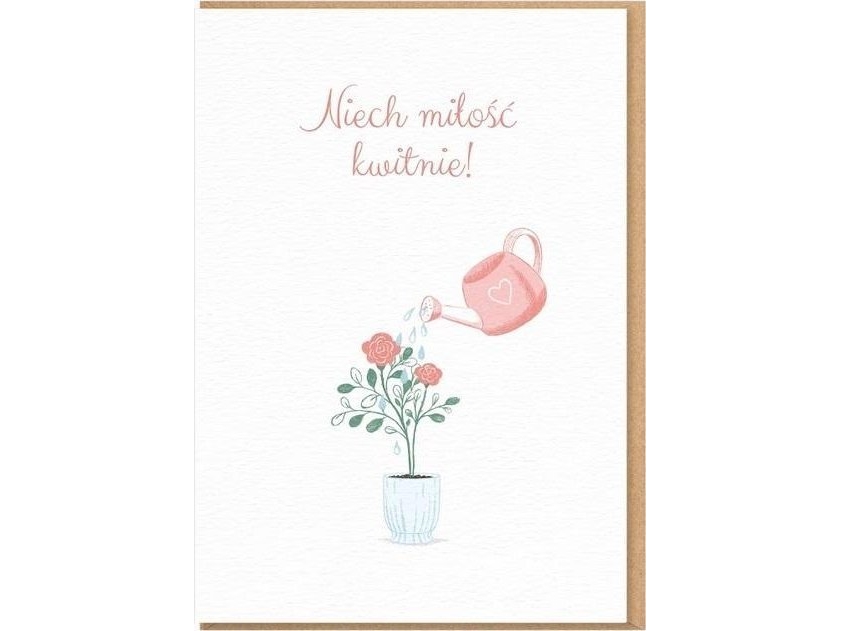 Hochzeitskarte - Lass Die Liebe Blühen