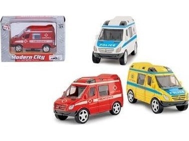 Metal rescue vehicle with drive MIX