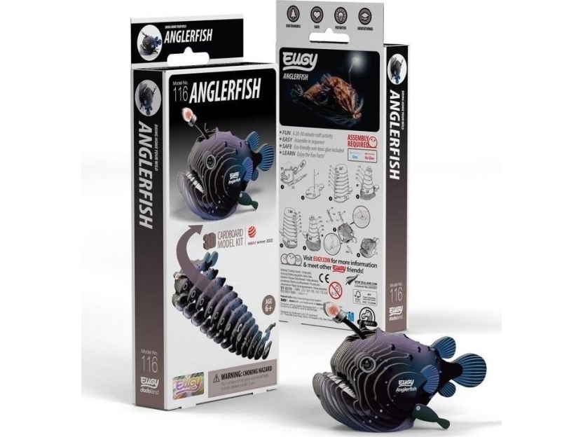 Eugy Der Tiefseefrosch Fisch. 3D Eco Puzzle