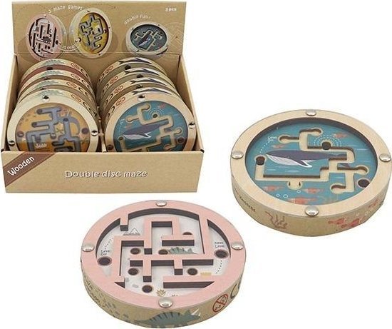 Wooden maze mix arcade game | Skola & Hobby - Till skolväskan - Övriga | GameStuff