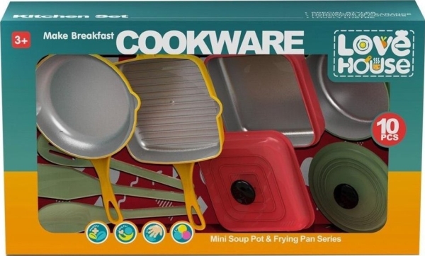 Sæt med gryder 10 dele