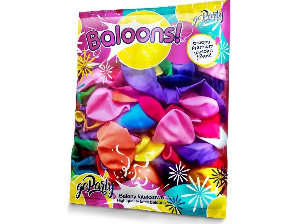 Balloons Metallic 30Cm 10 Colors 80Pcs