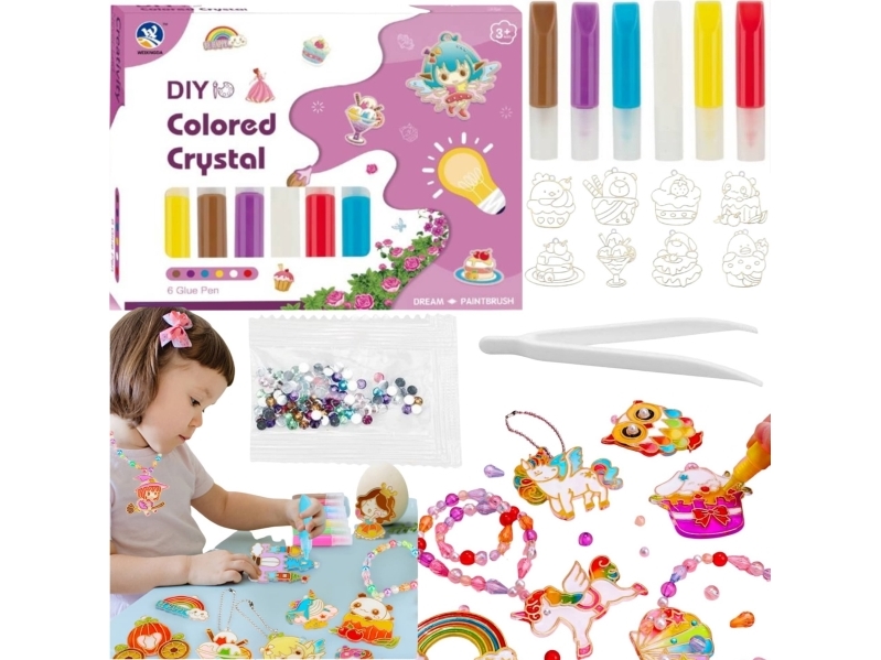 ProNice kreativt målarset med mallar mönster hängare lärande | Skrivredskap - Special Skrivredskap - Konstnärsprodukter | GameStuff