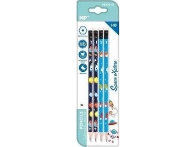 Hb 4Pc Radiergummi Bleistift Cosmos