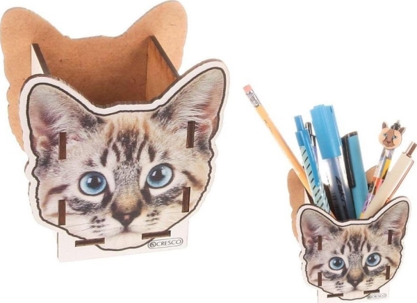 Schreibtisch-Organisator Katze