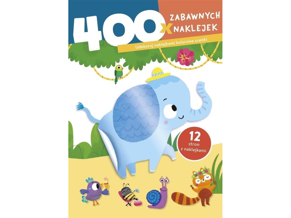 400 Sjove Klistermærker - Elefant