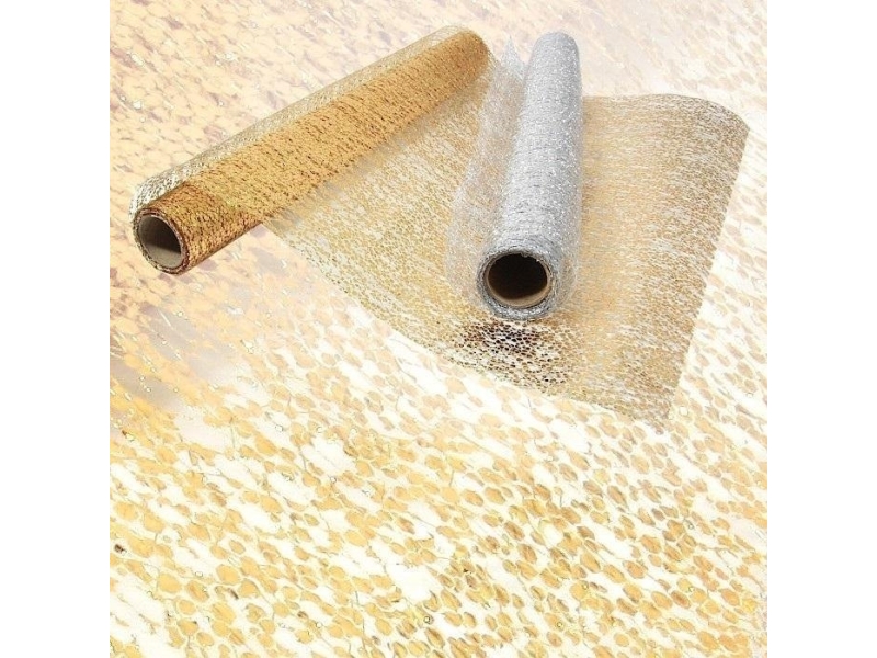 Dekorativ rulle guld + silver | Skola & Hobby - Skolböcker & kalkylblad - Specialpapper | GameStuff