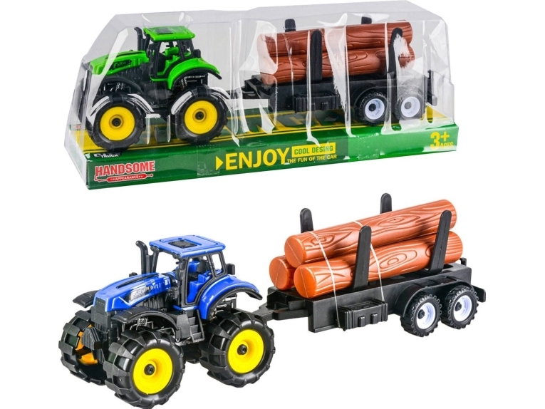 Trifox Traktor med trädfällare Lantbruksmaskiner 1 st | Leksaker - Bilar och andra fordon - Jordbruksmaskiner | GameStuff