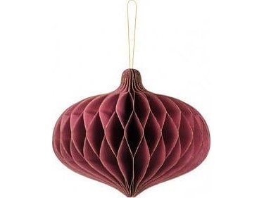 Weihnachtsdeko Papier-Tissue, Weinrot
