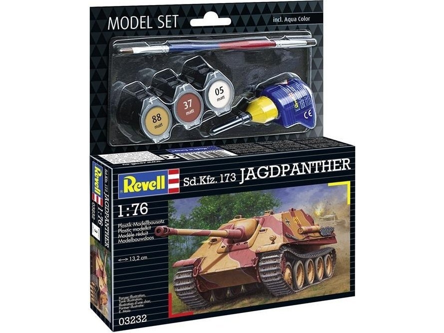 Modellsats Sd.Kfz.173 Jagdpanther 1:76 | Hobby - Modellbygge - Plast Byggmodeller - Starter set | GameStuff