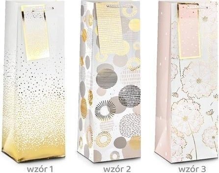 Geschenktüte Hochzeit Gold 45X33x10cm Mix