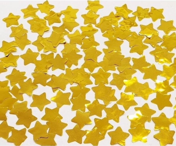 Slowmoose konfetti stjerner guld 20 g