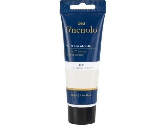 Acrylfarbe Finenolo 75Ml Weiß Deli