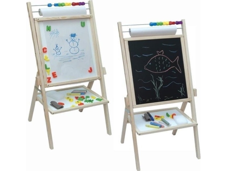 MAGNETIC CHALKBOARD STANDING BOARD ACCESSORIES 90CM 3TOYSM OPN | Möbler - Tavla & Displays - Glastavla | GameStuff