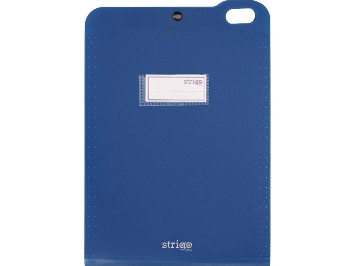 A4 organizer with 5 dividers navy blue STRIGO