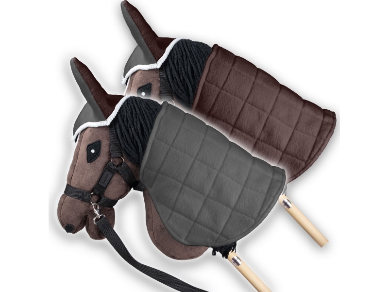 Froster Skippi Derry og høreværn til kæphest - grå og brun